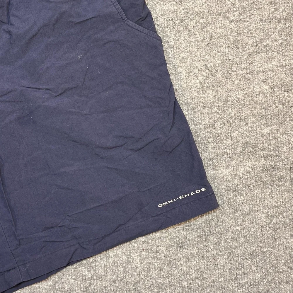 Columbia Shorts Mens Small Blue Omni-Shade PFG Swim Trunks Quick Dry
